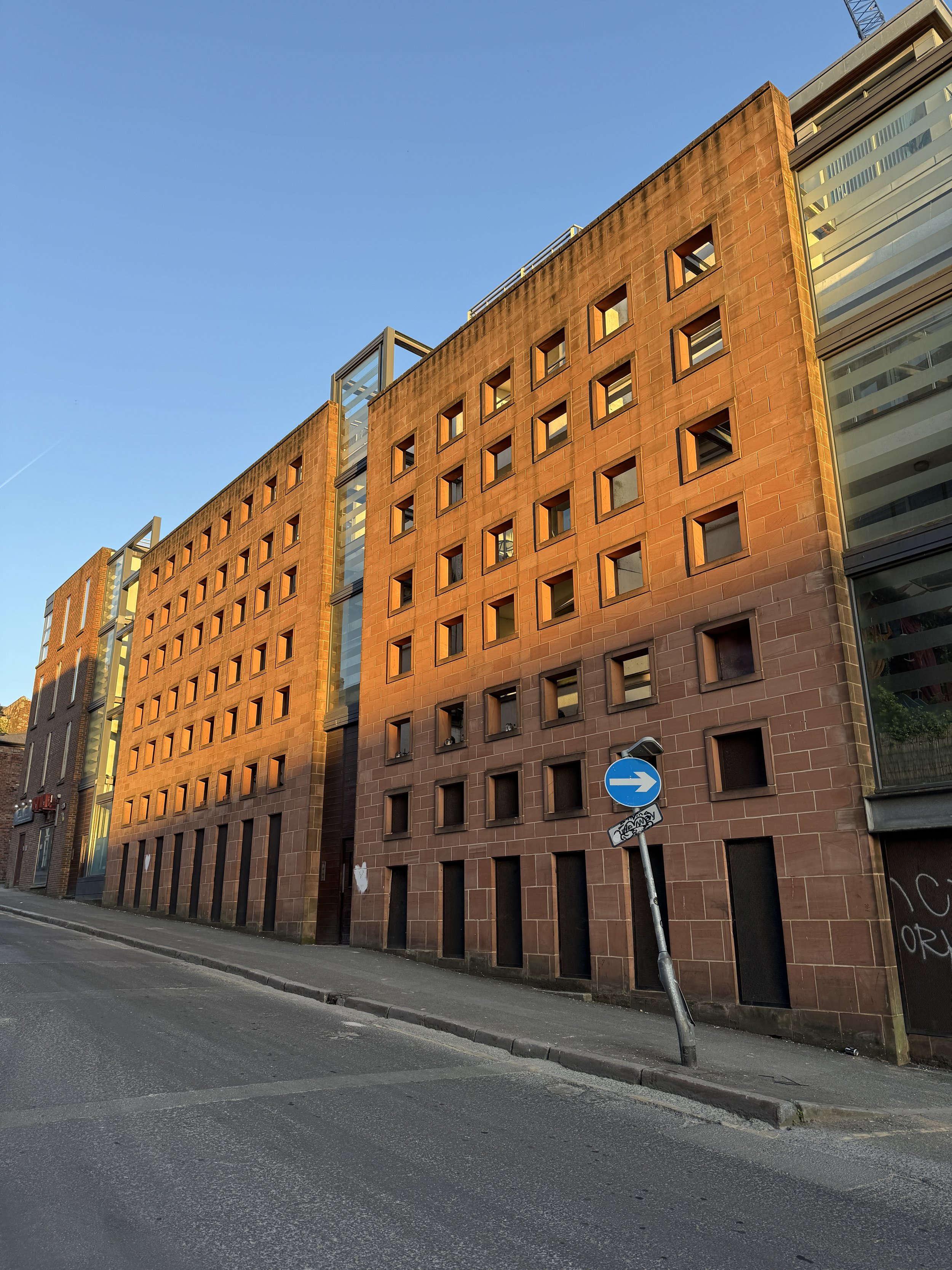 Georgian terrace street in Liverpool's Georgian Quarter