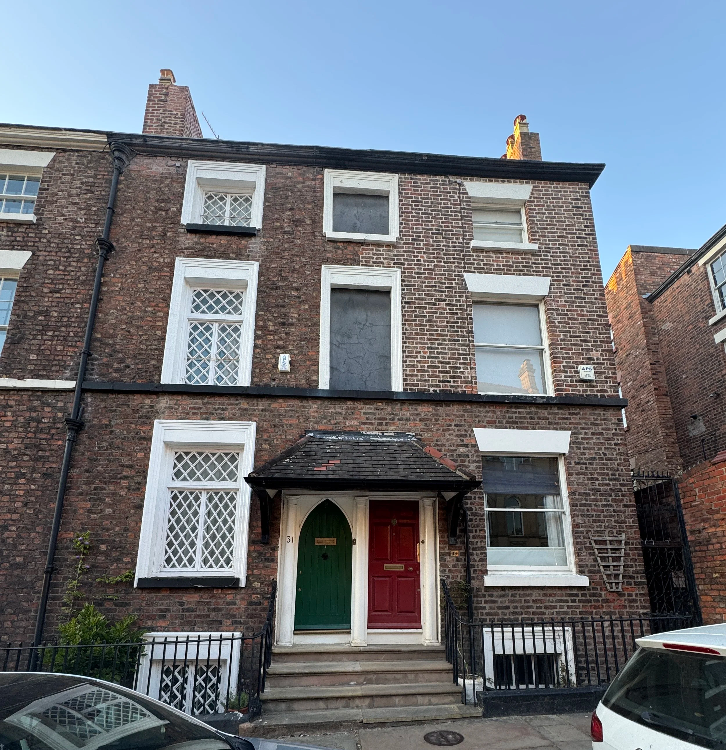 Georgian townhouse in the Georgian Quarter, Liverpool