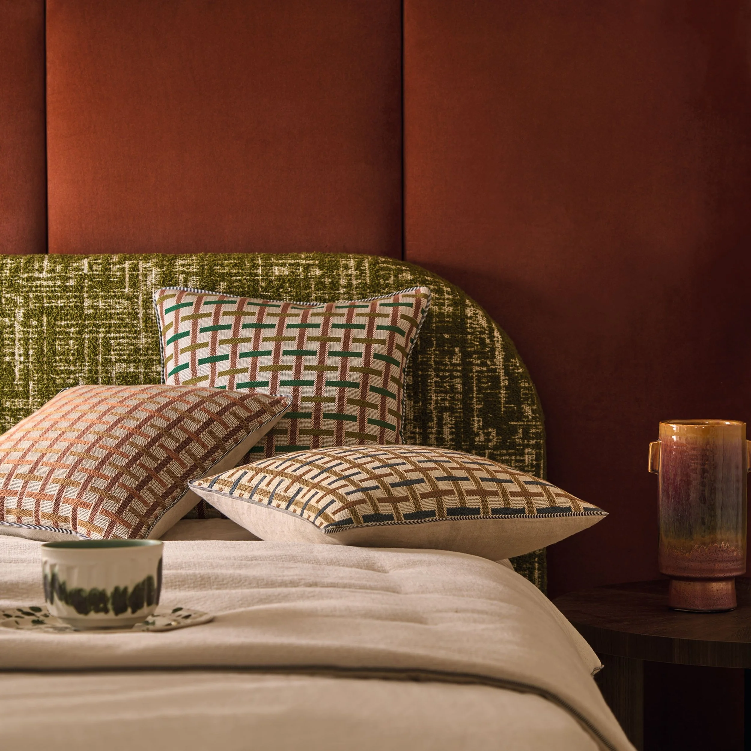 Contemporary Casamance cushions