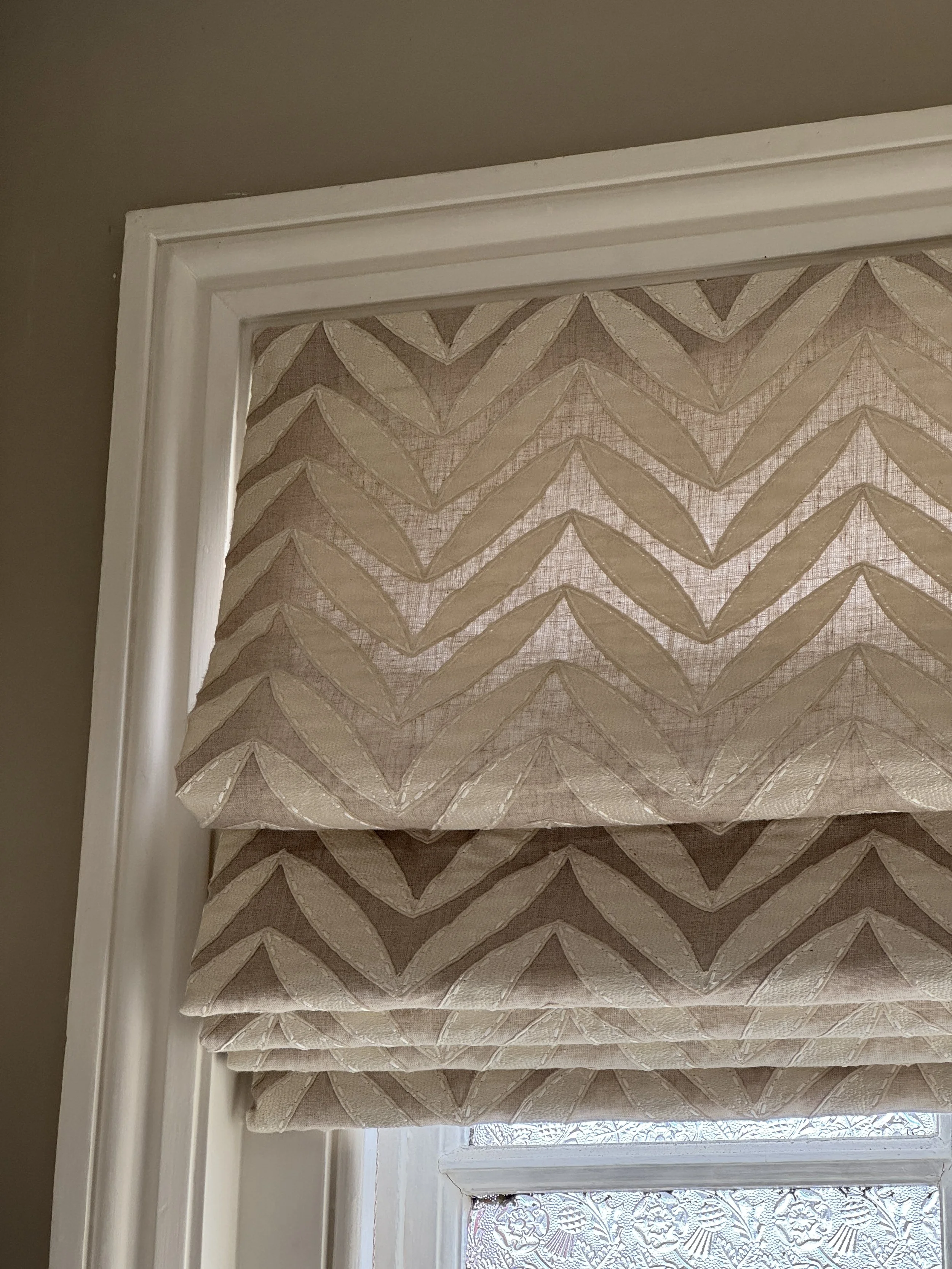 Beautiful appliqué detailing.