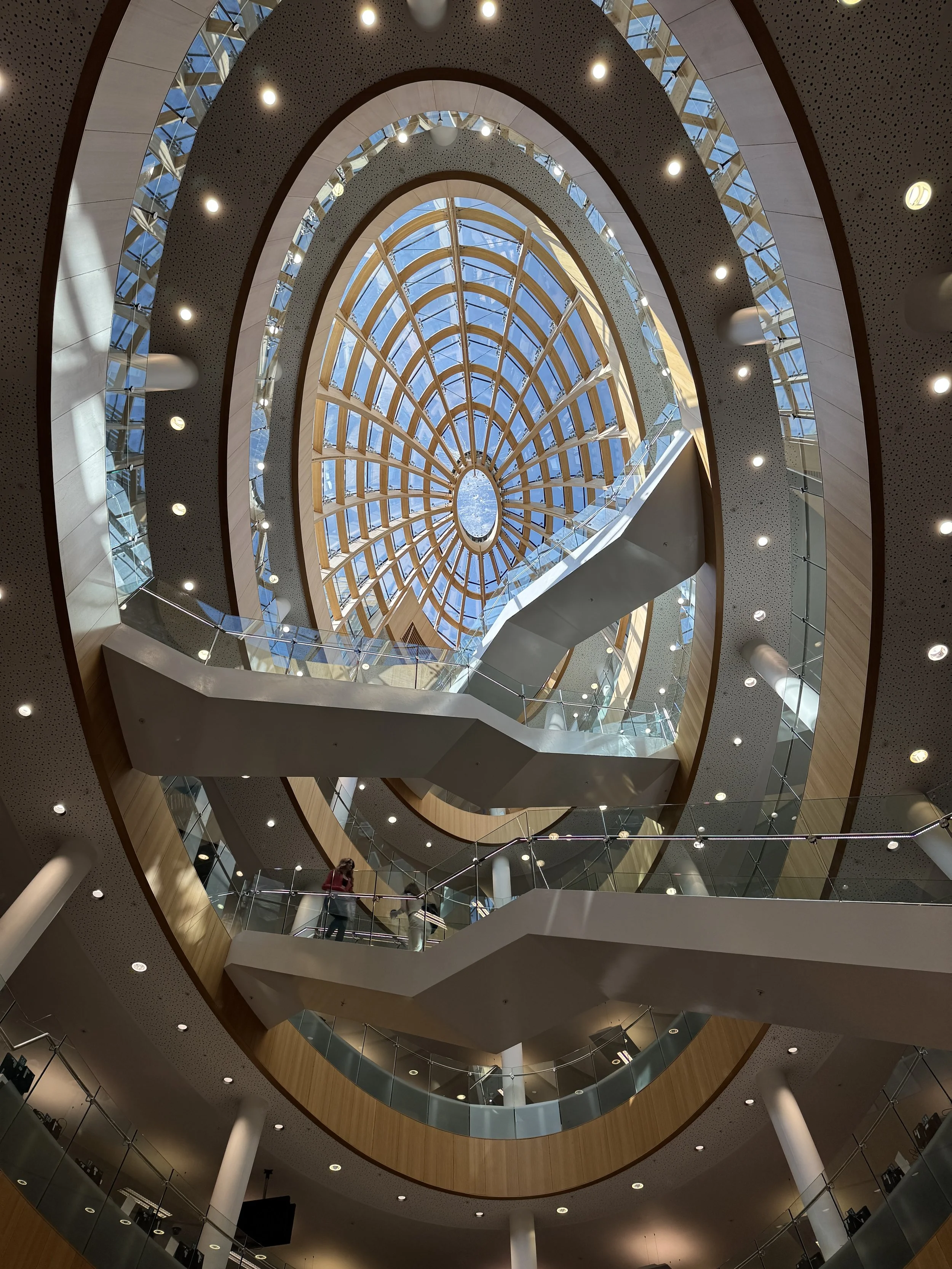 Glass dome above the Picton Reading Room, Liverpool Central Library