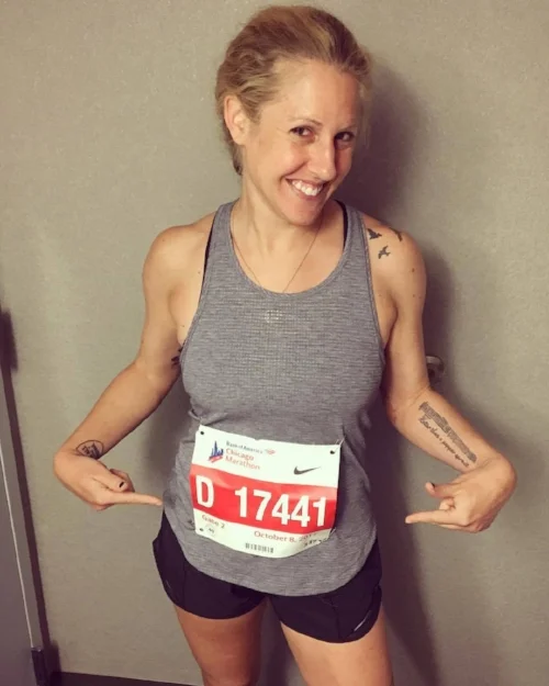 All smiles, pre-race.