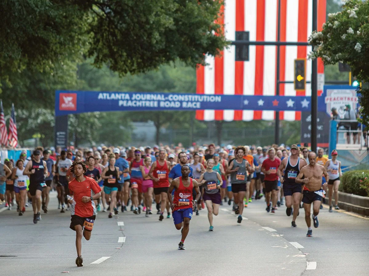 Atlanta magazine | A love letter to one car free day—the Peachtree Road Race