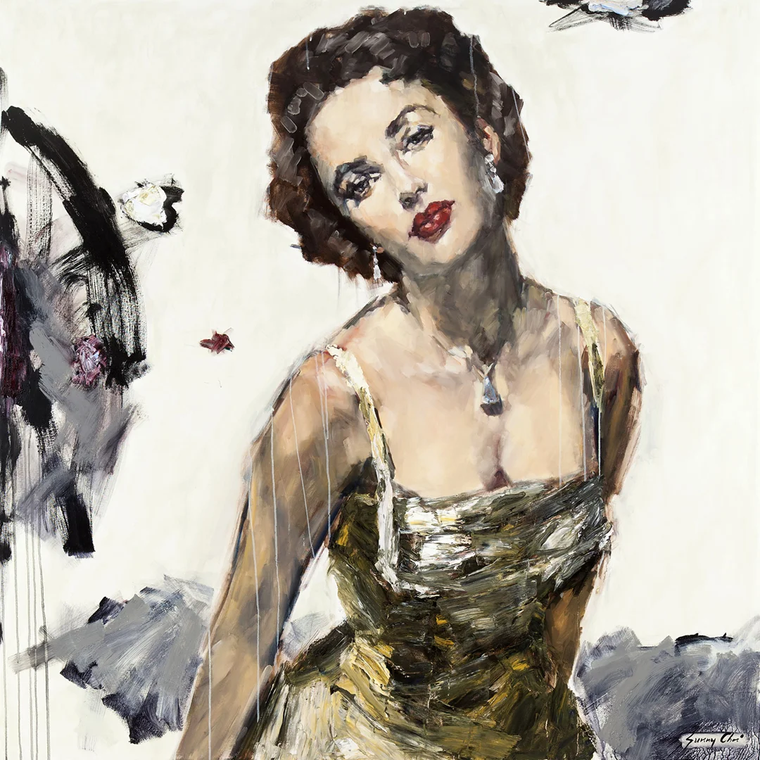 Dear Elizabeth II - 60 inches x 60 inches, Oil and Acrylic on Canvas