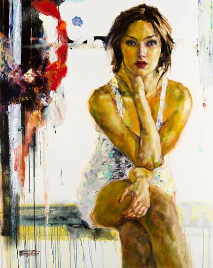Pheonix Waiting - 60 x 48 inches, Oil and Acrylic on Canvas - SOLD