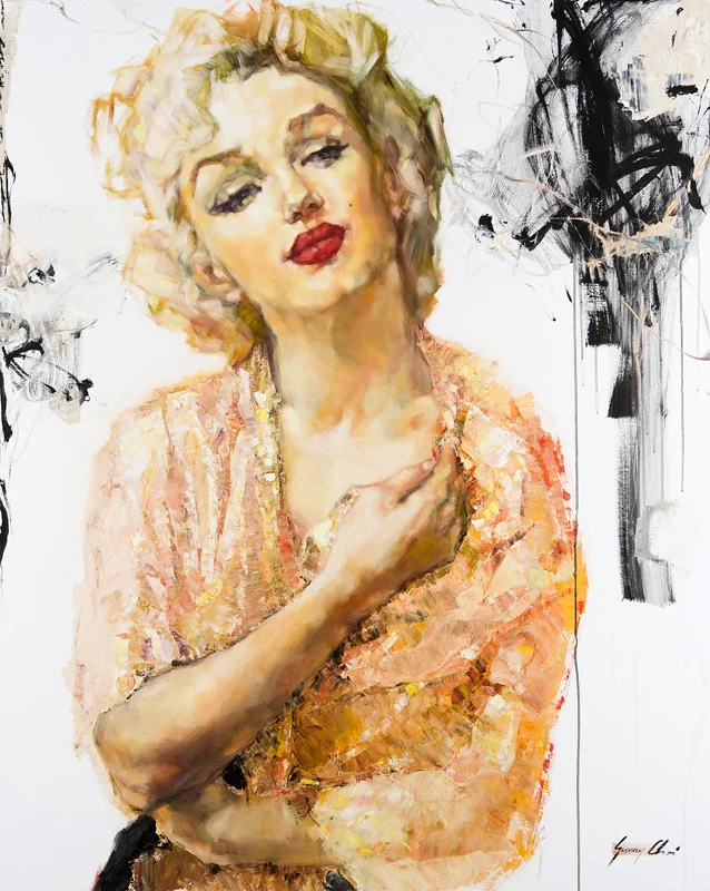Forever Marilyn - 60 x 48 inches, Oil and Acrylic on Canvas - SOLD