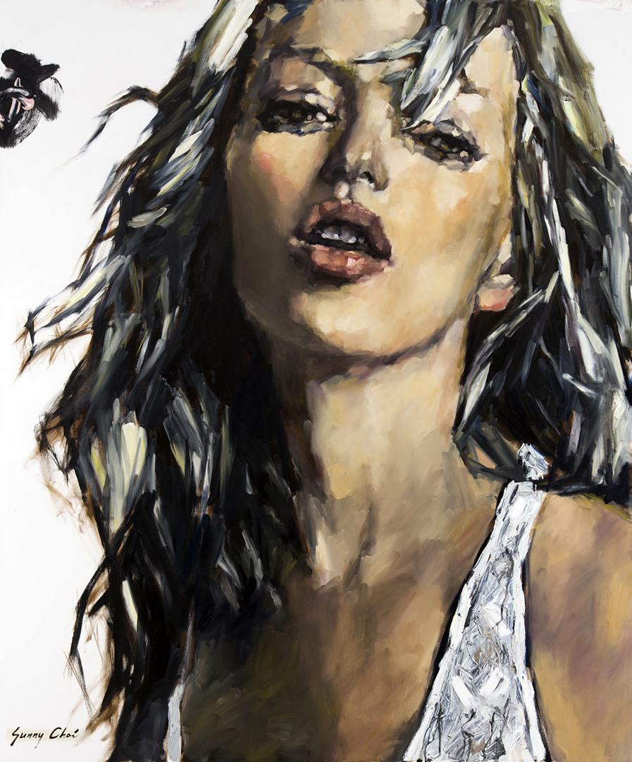 Being Kate - 60 x 72 inches, Oil and Acrylic on Canvas