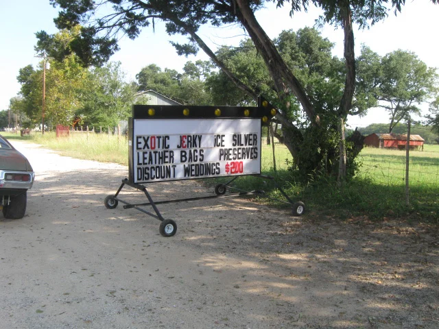 Welcome to Sisterdale, Texas... 