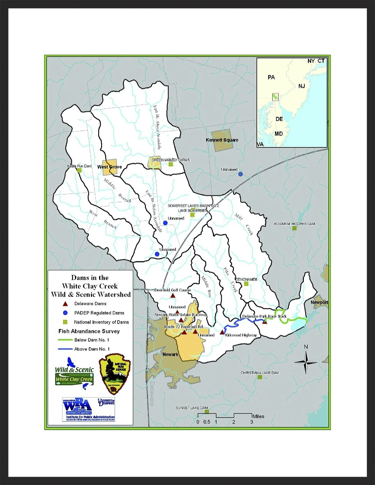 Dams of the White Clay Creek