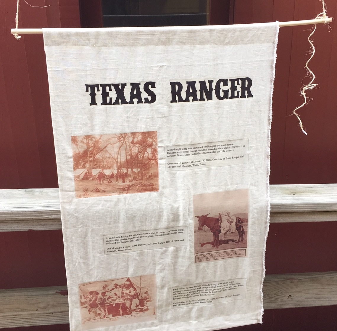 Texas Ranger Day 2015 display