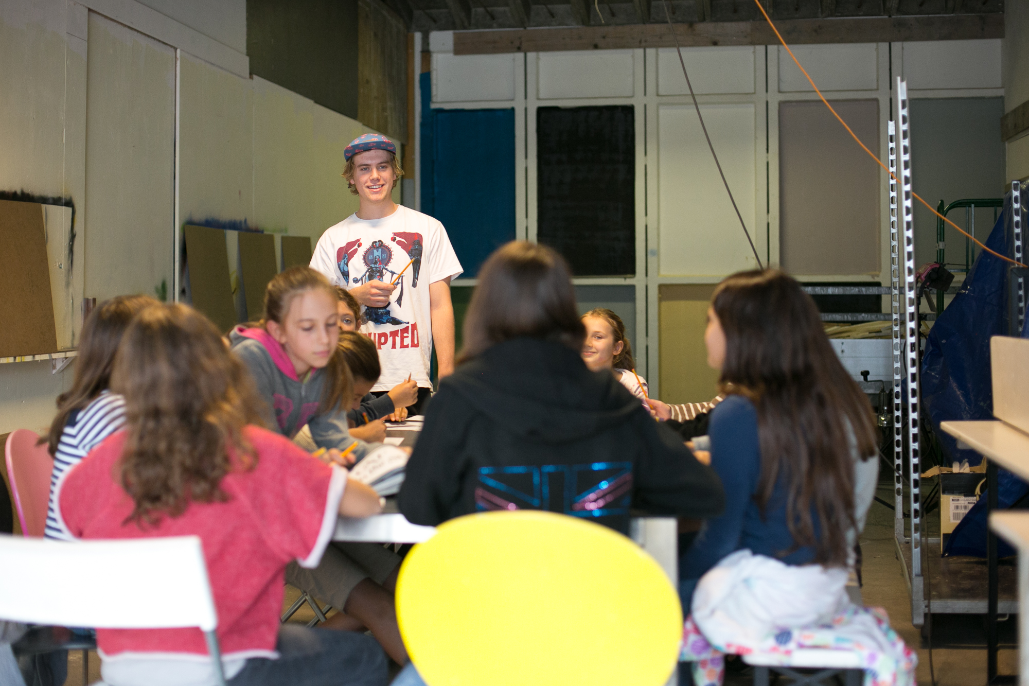 Graffiti Skatepark inlooples kinderfeest Sweatshop den Haag 2015.jpg