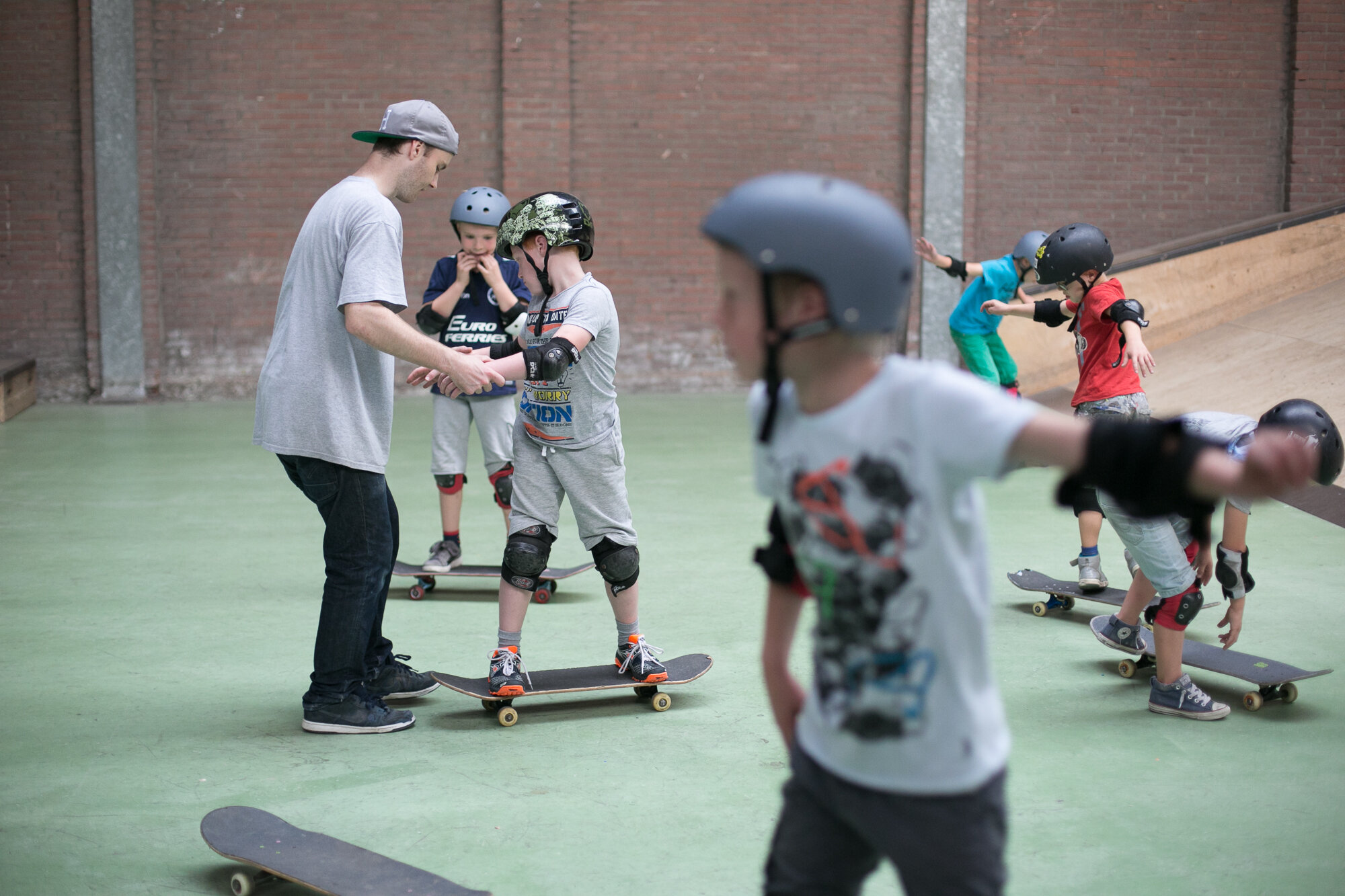 Skateboardworkshop Kinderfeestje 2014 den Haag Sweatshop .jpg