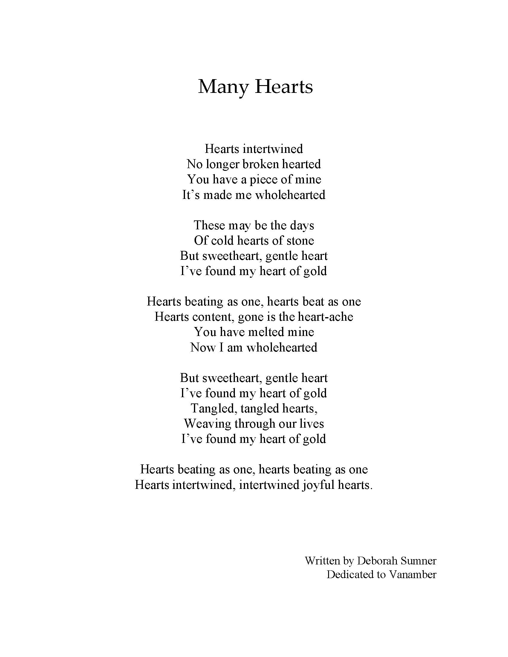 Many Hearts - Lyric Page.jpg