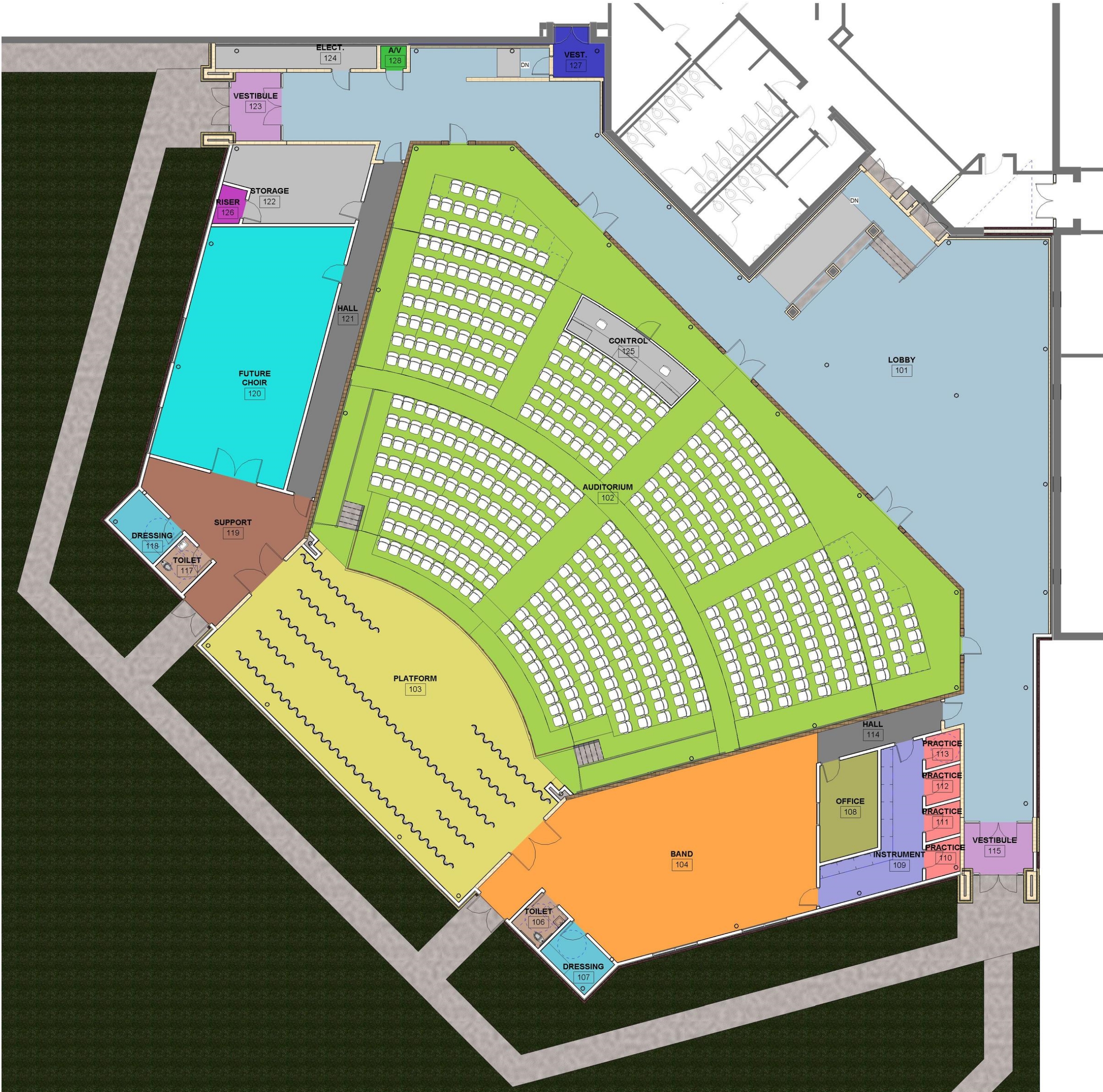 AUDITORIUM FLOOR PLAN