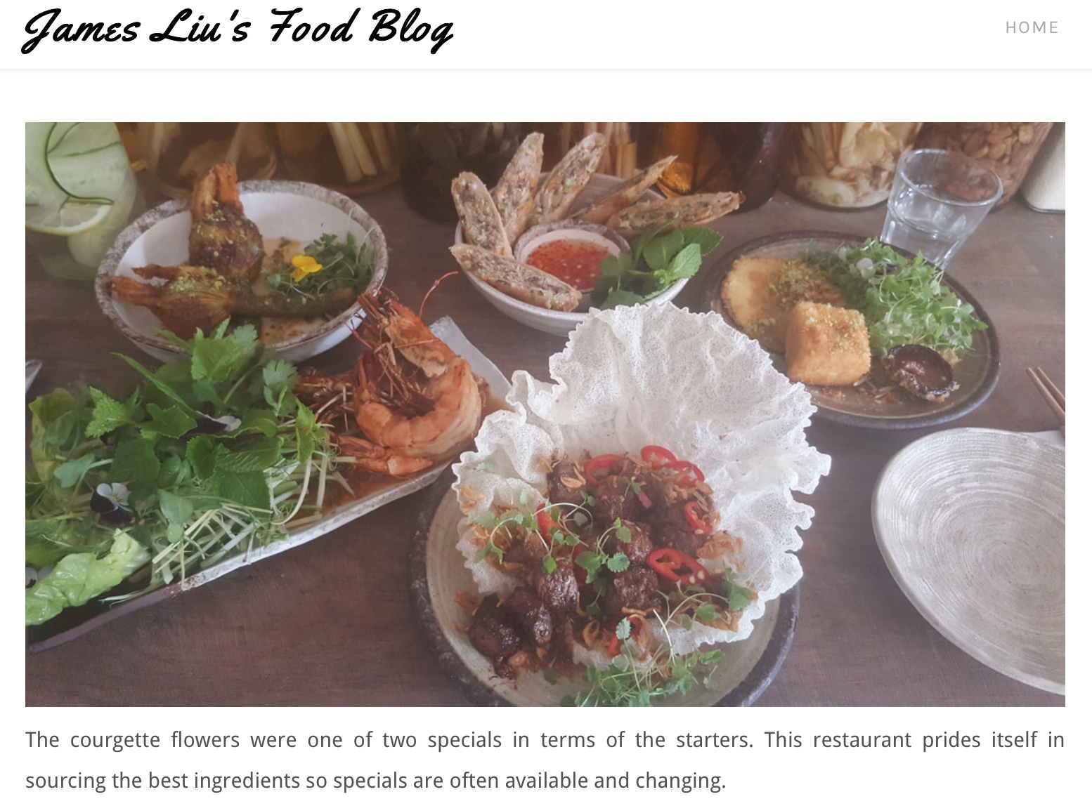 A wonderful review from one of biggest fans, James Liu. https://liufood.weebly.com