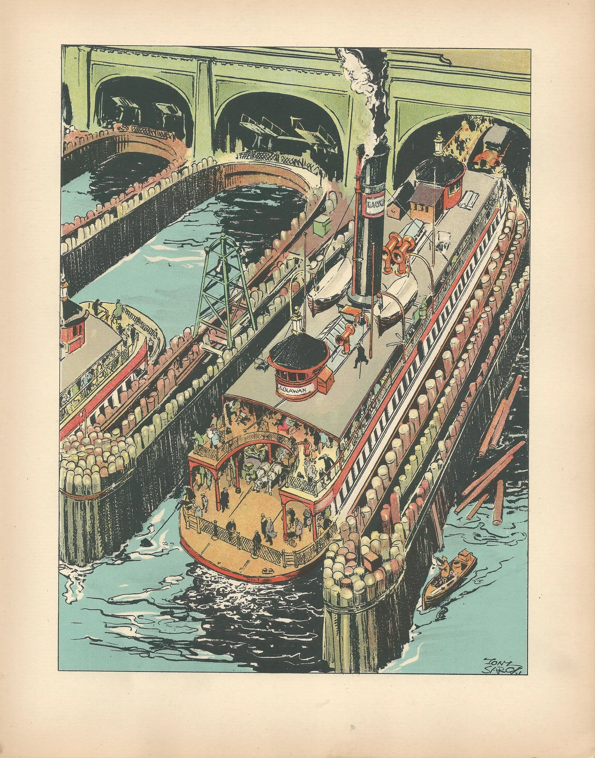 23rd street ferry terminal tony sarg new york 