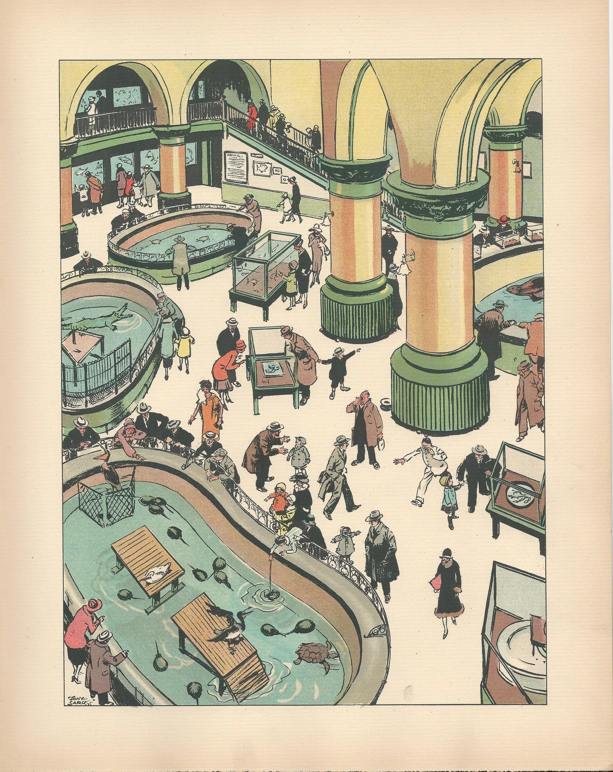 aquarium battery park tony sarg new york