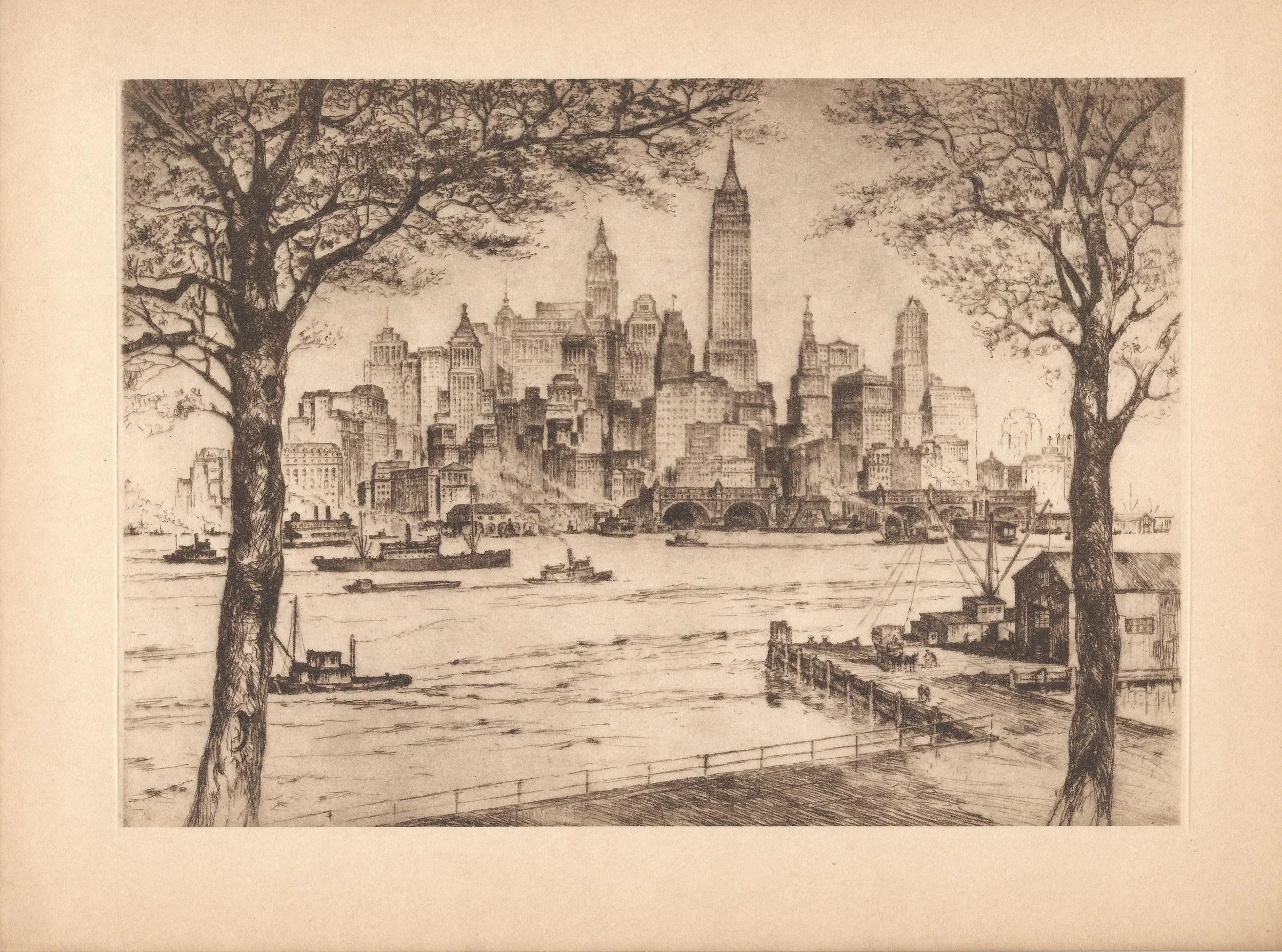 metropolis view from governors island anton shutz new york