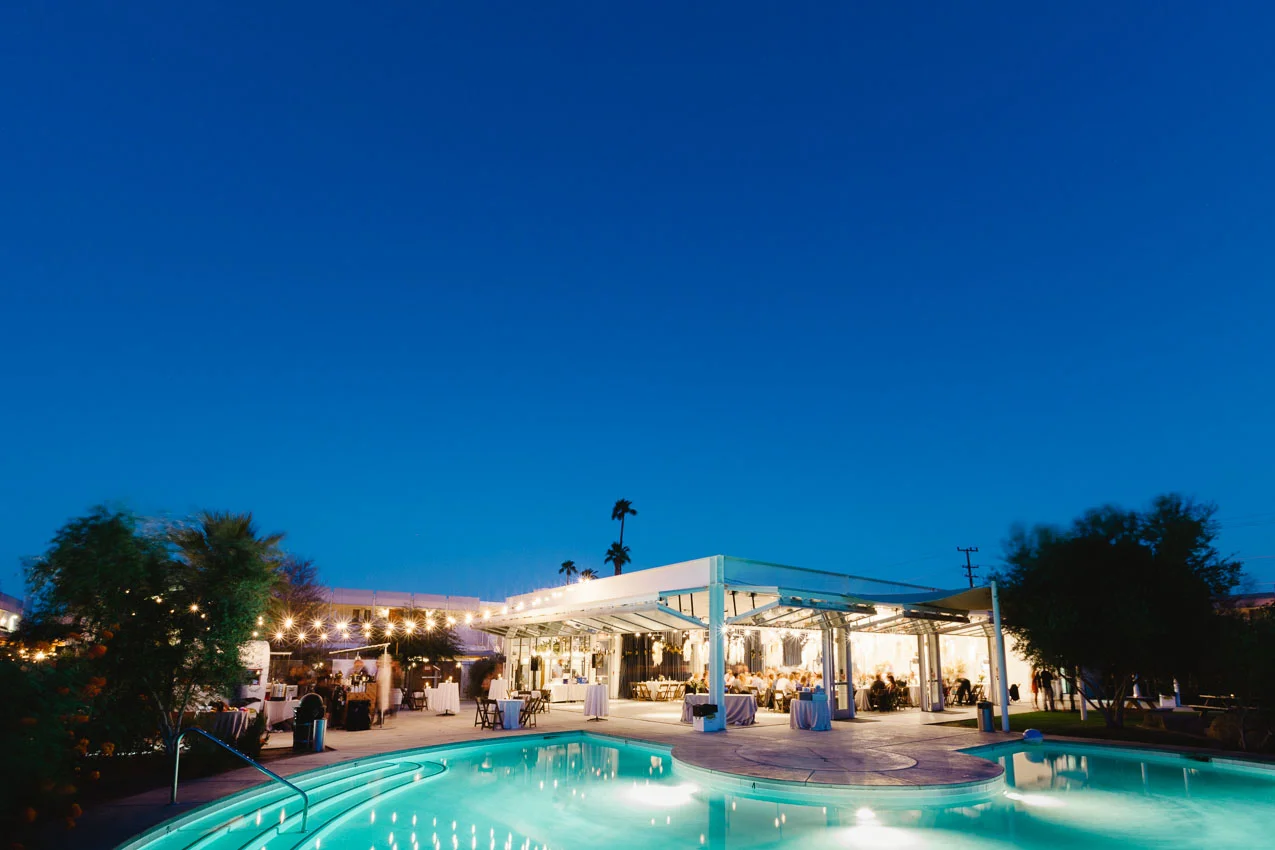 Ace Hotel in Palm Springs wedding by Napa based Erin Hearts Cour
