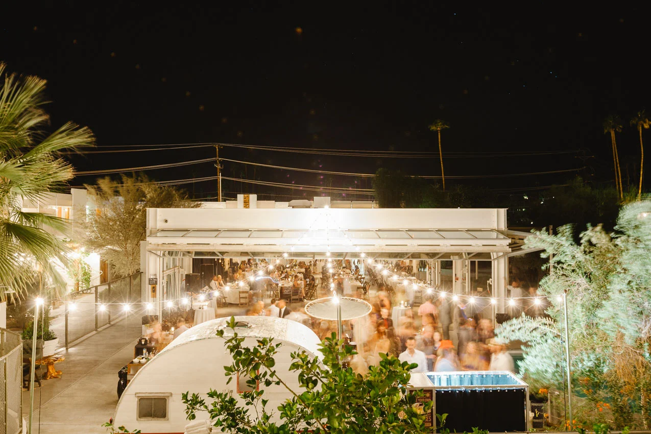 Ace Hotel in Palm Springs wedding by Napa based Erin Hearts Cour