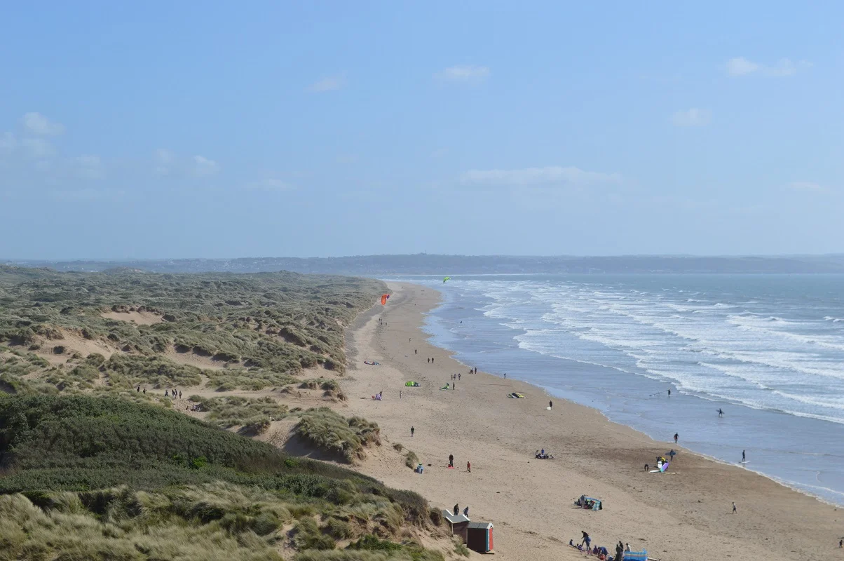 Saunton Sands at high tide