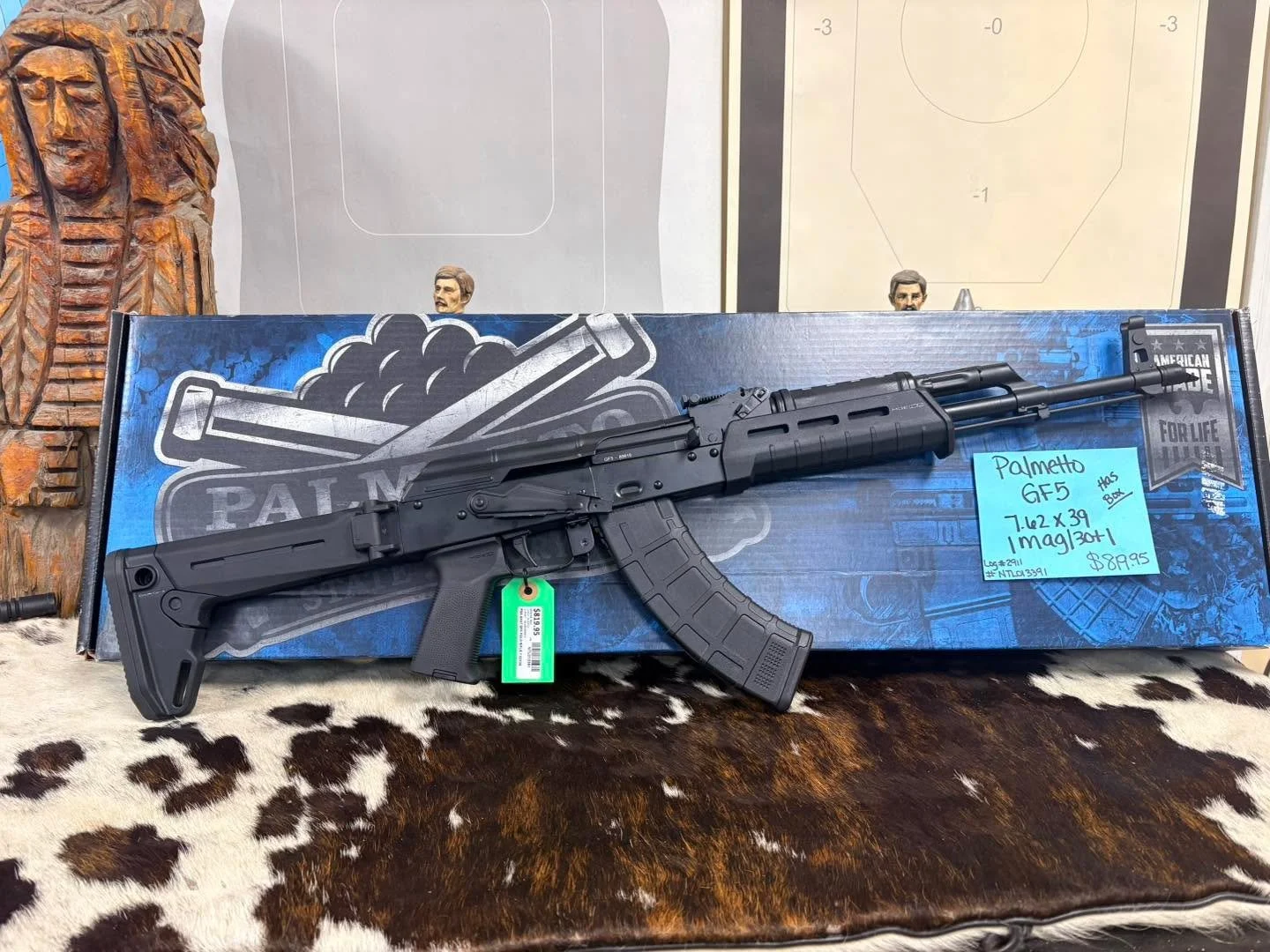 PSA GF5 AK-47 7.62x39 🎯
$819.95 💰
Just added to the wall! Check out this like-new PSA GF5 AK-47 chambered in the classic 7.62x39mm. Finished in tactical black, this model features a side-folding stock for a compact profile when you need it. The GF5