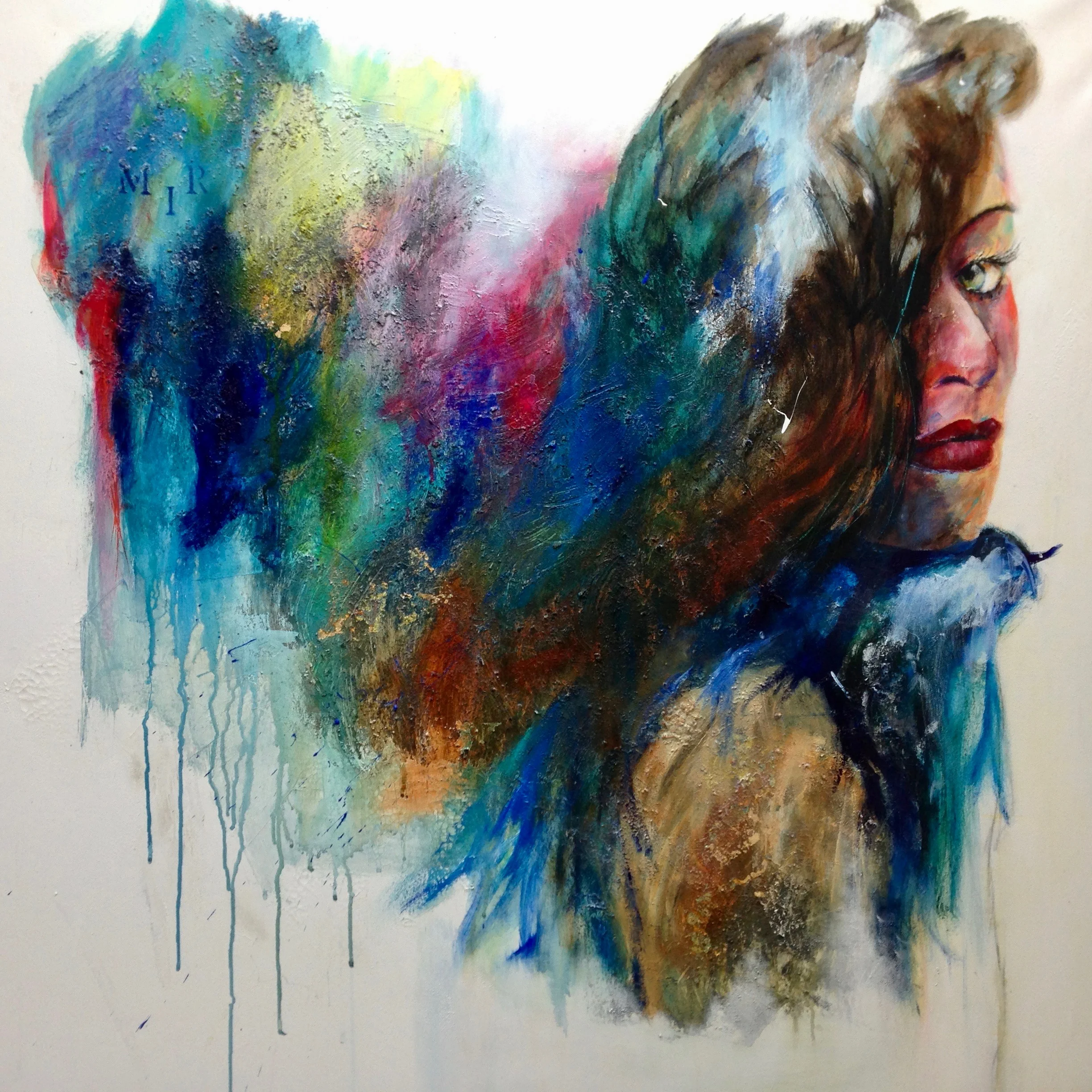 Mir | 110 x 110 cm 3D | mixed media on canvas | 2016