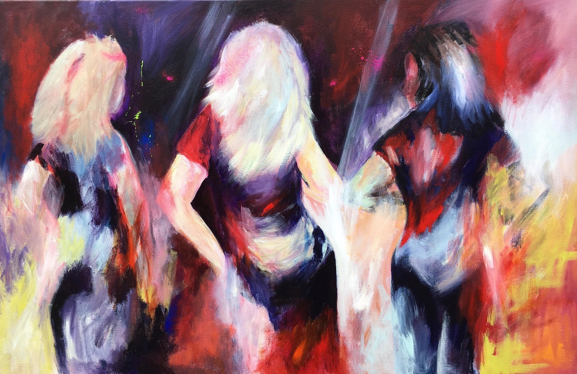 Having Fun | 115 x 75 cm | acrylics on canvas | 2019 (sold)
