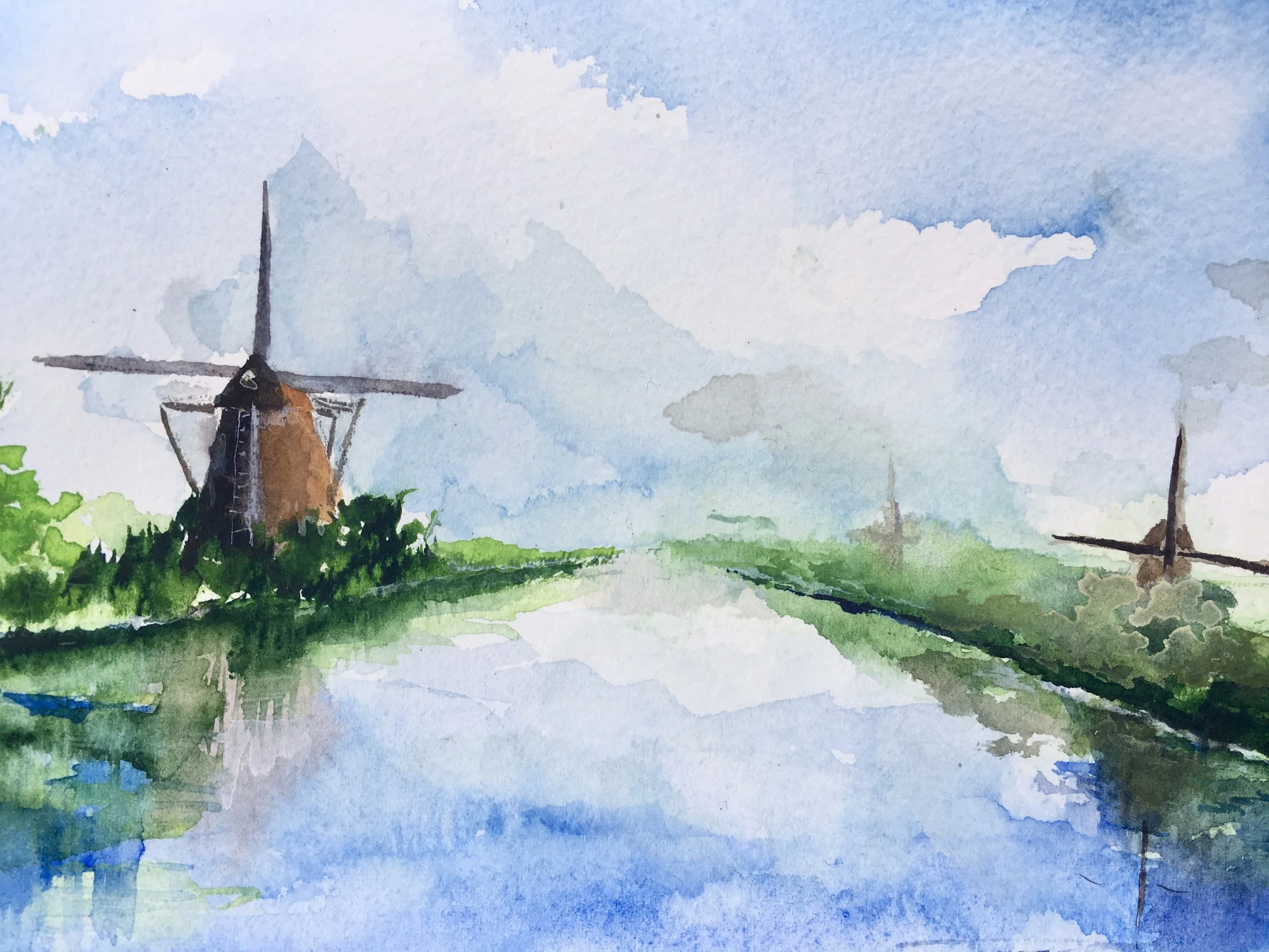 The Zaanse Schans 12.5 x 18 cm I 2019