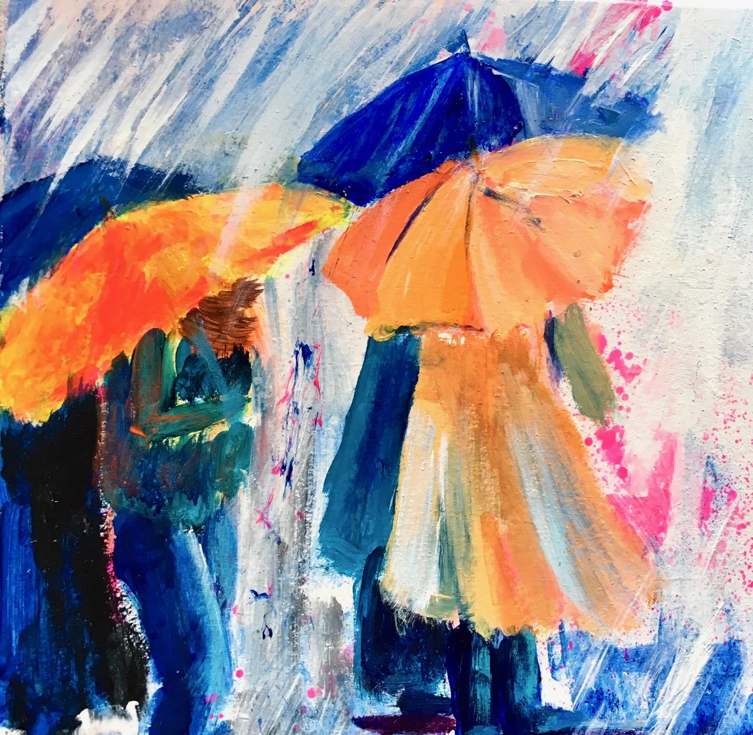 Rainy Days | acrylics | 2019