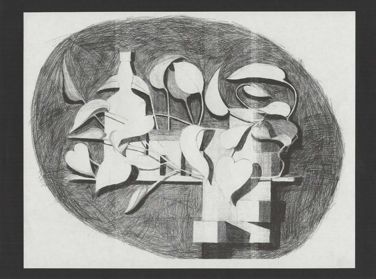 Pencil on paper.