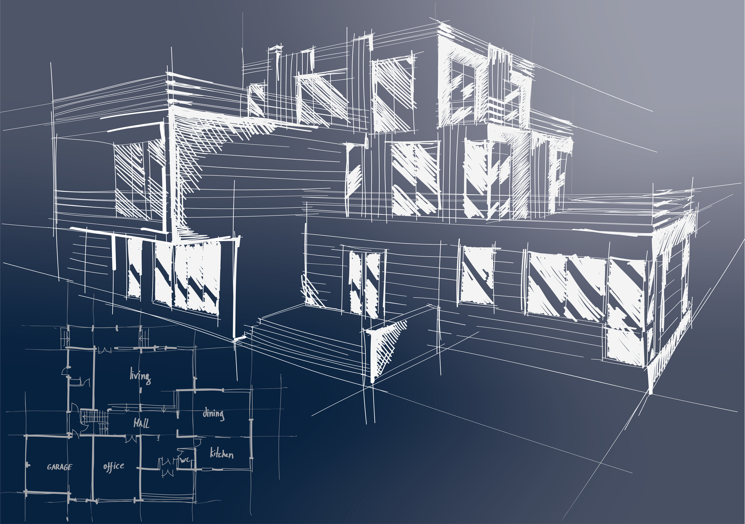 Faith Architecture and Design Illustration