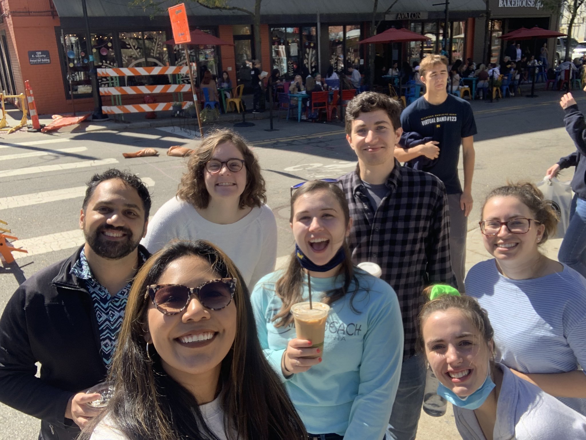 Having fun in 2021! Annual trip to Le Dog with visiting scientist Abe!