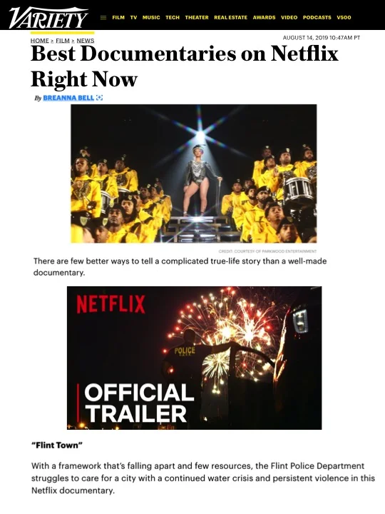 Bell, Breanna. VARIETY. 14 August 2019