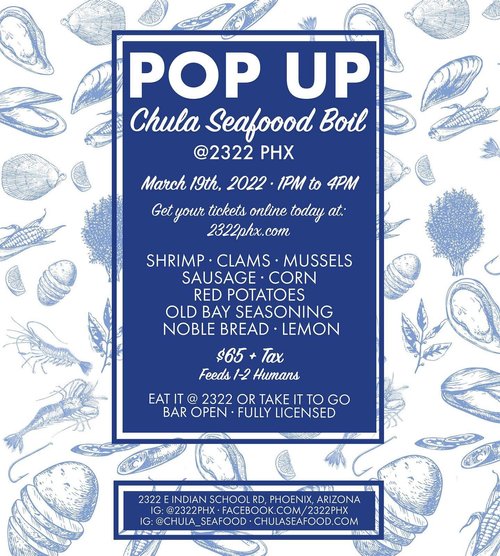 Chula Pop-Up Seafood Boil — Write On Rubee