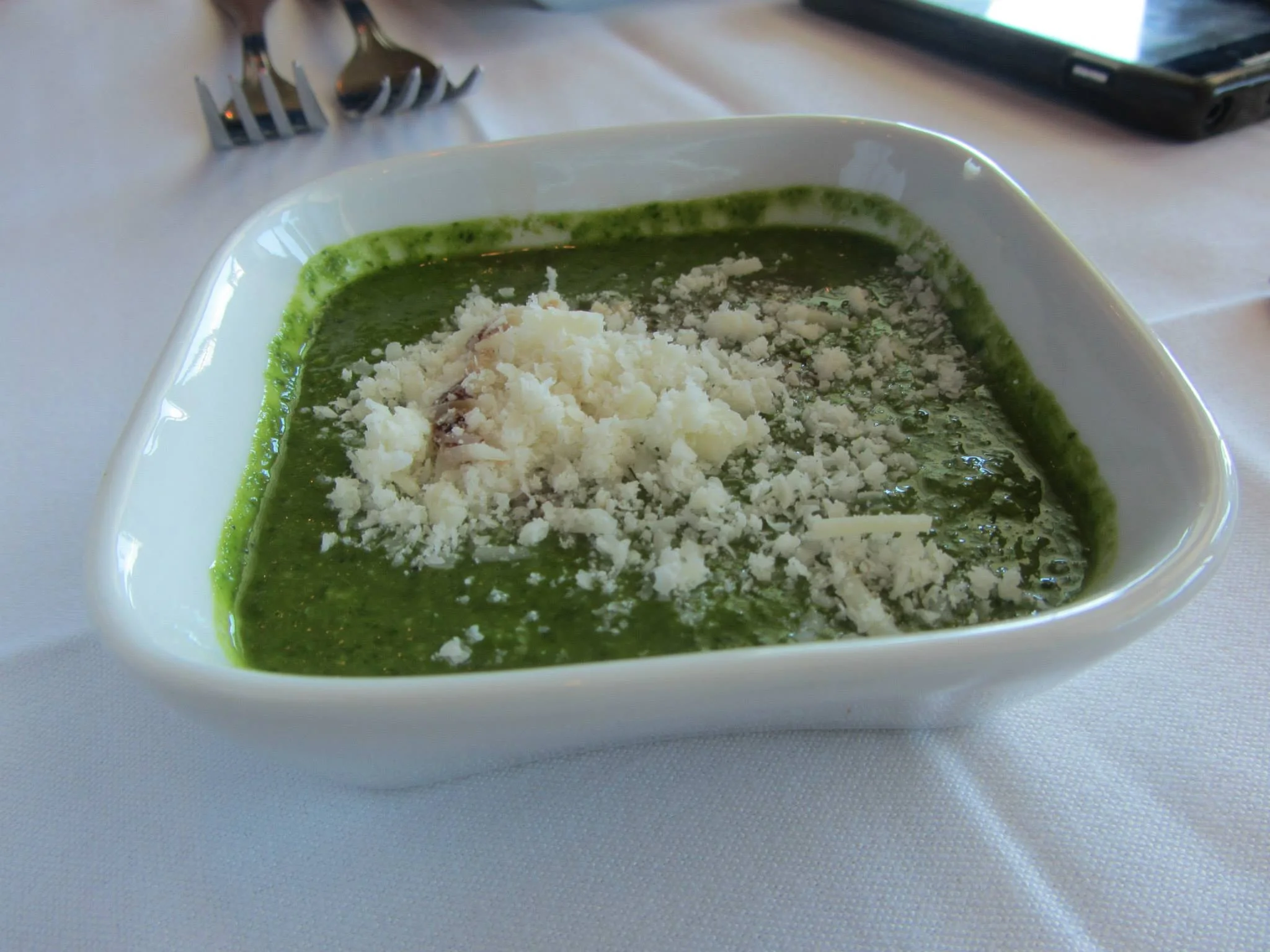 Chef's delicious dip with parmesan and balsamic to accompany warm slices of bread