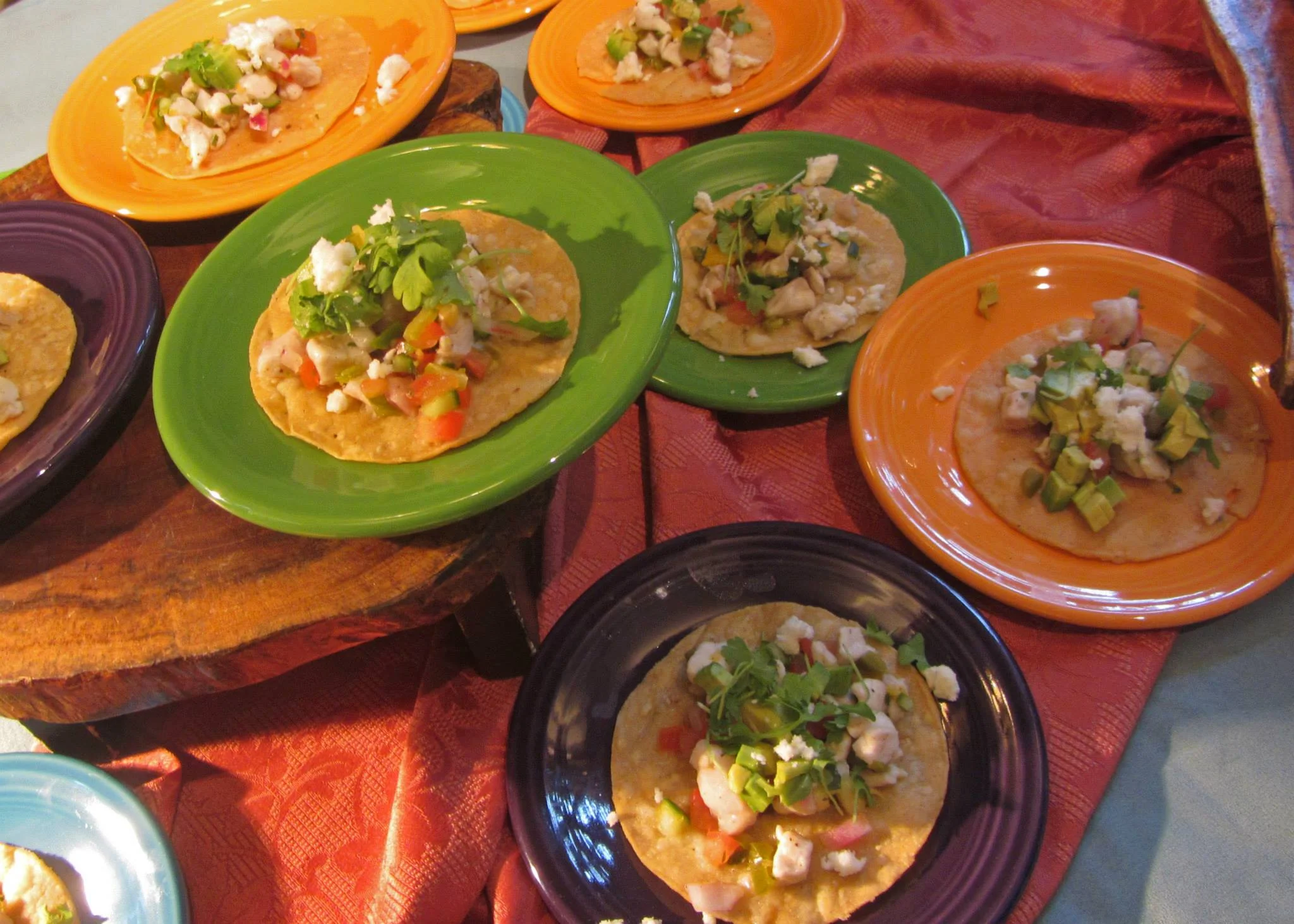 Lobby Wine Hour with red snapper ceviche