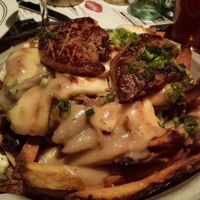 Duck poutine with foie gras at Proof