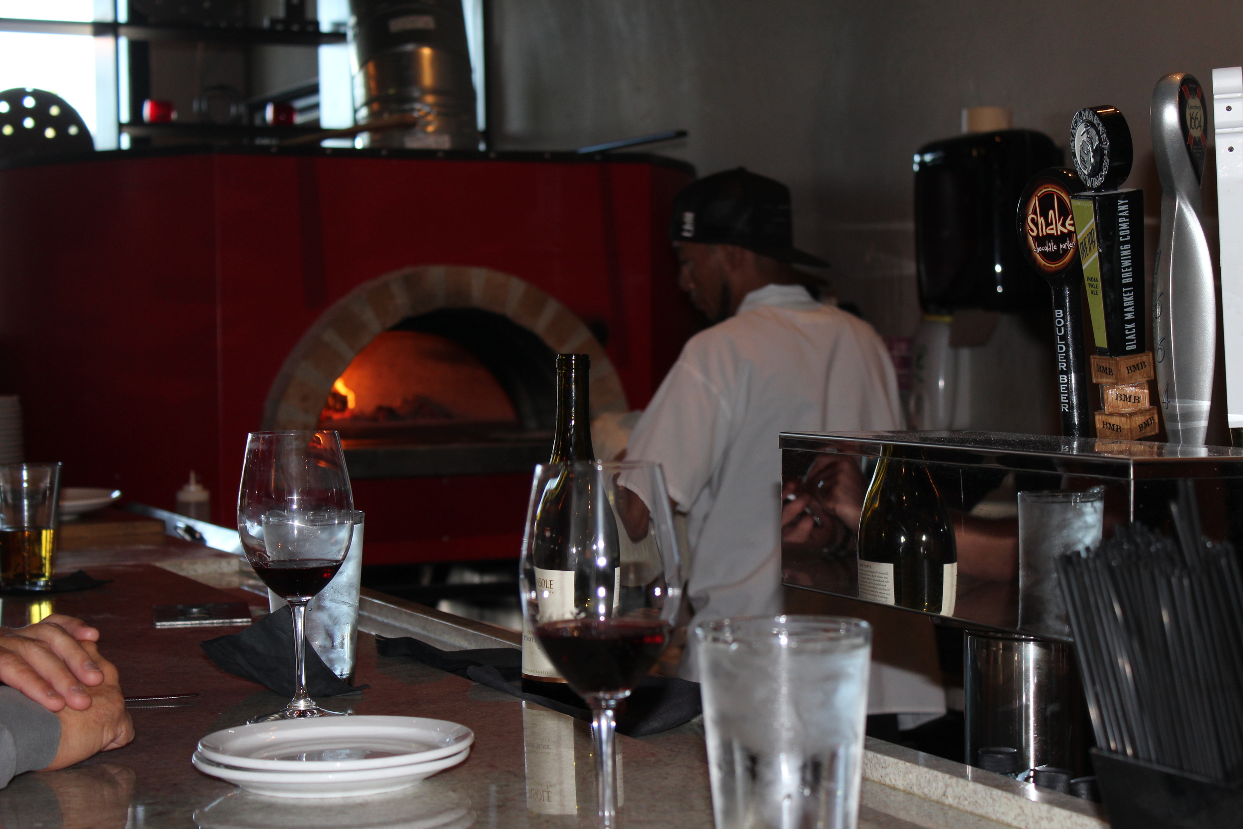 The pizza oven