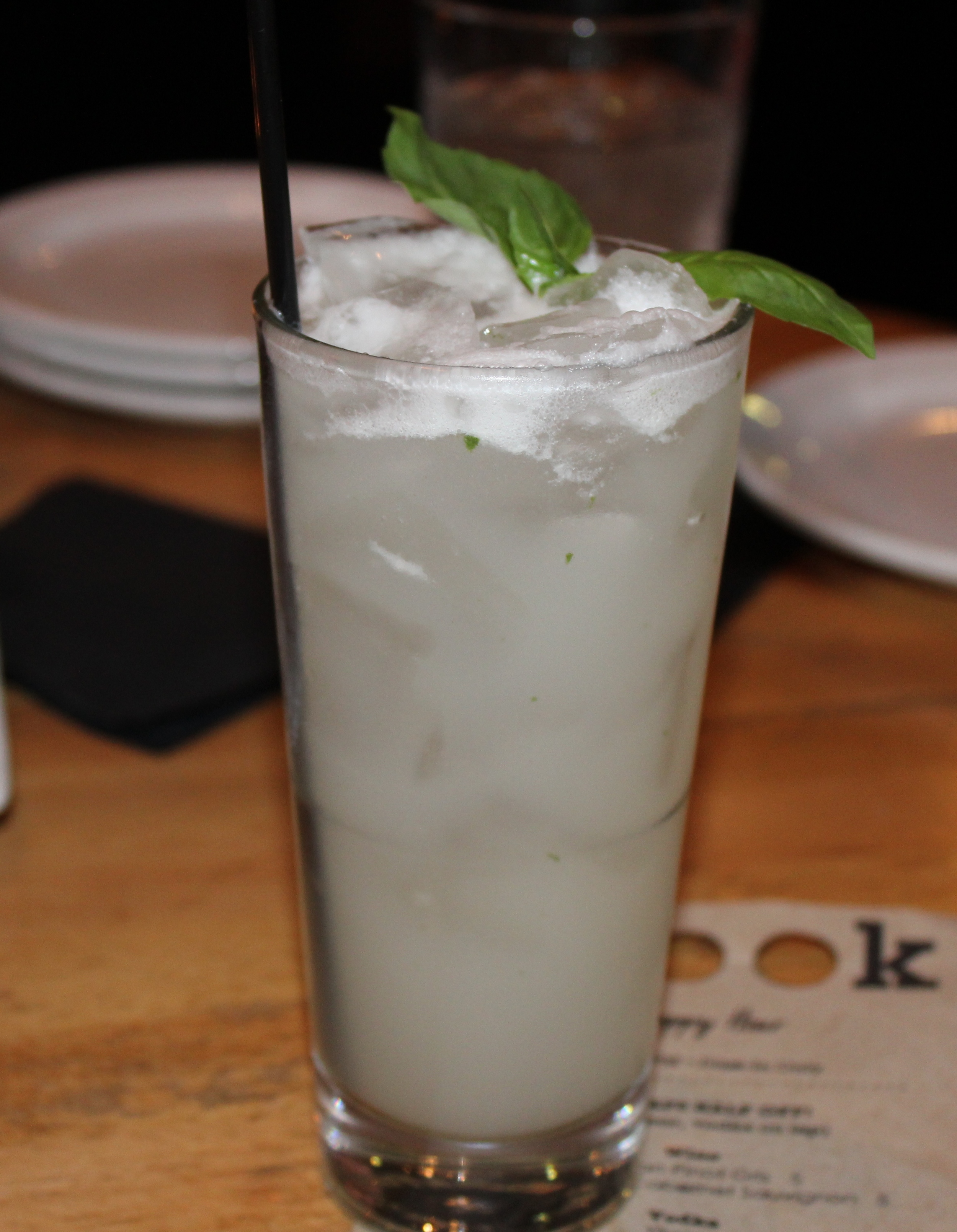 Thai Fighter (Charbay Tahitian Vanilla Rum, coconut simple syrup, Fever-Tree ginger beer, and lime)