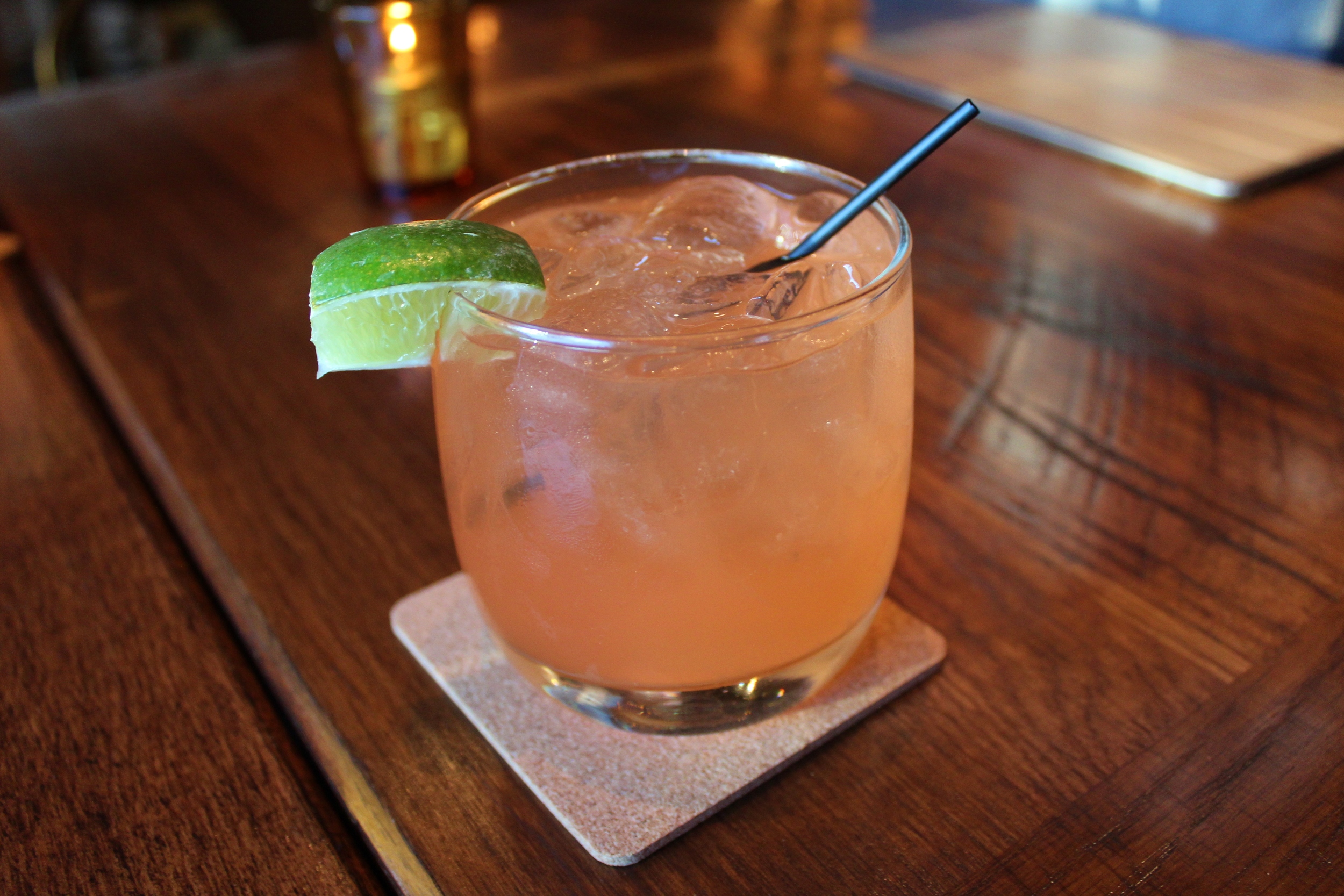 The Revival (Casamigos tequila, Aperol, grapefruit juice, and ginger beer)