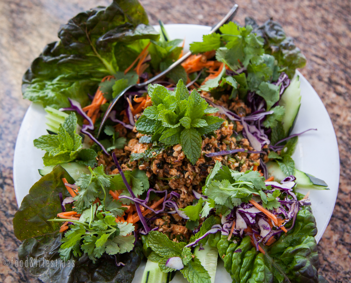 Chicken larb