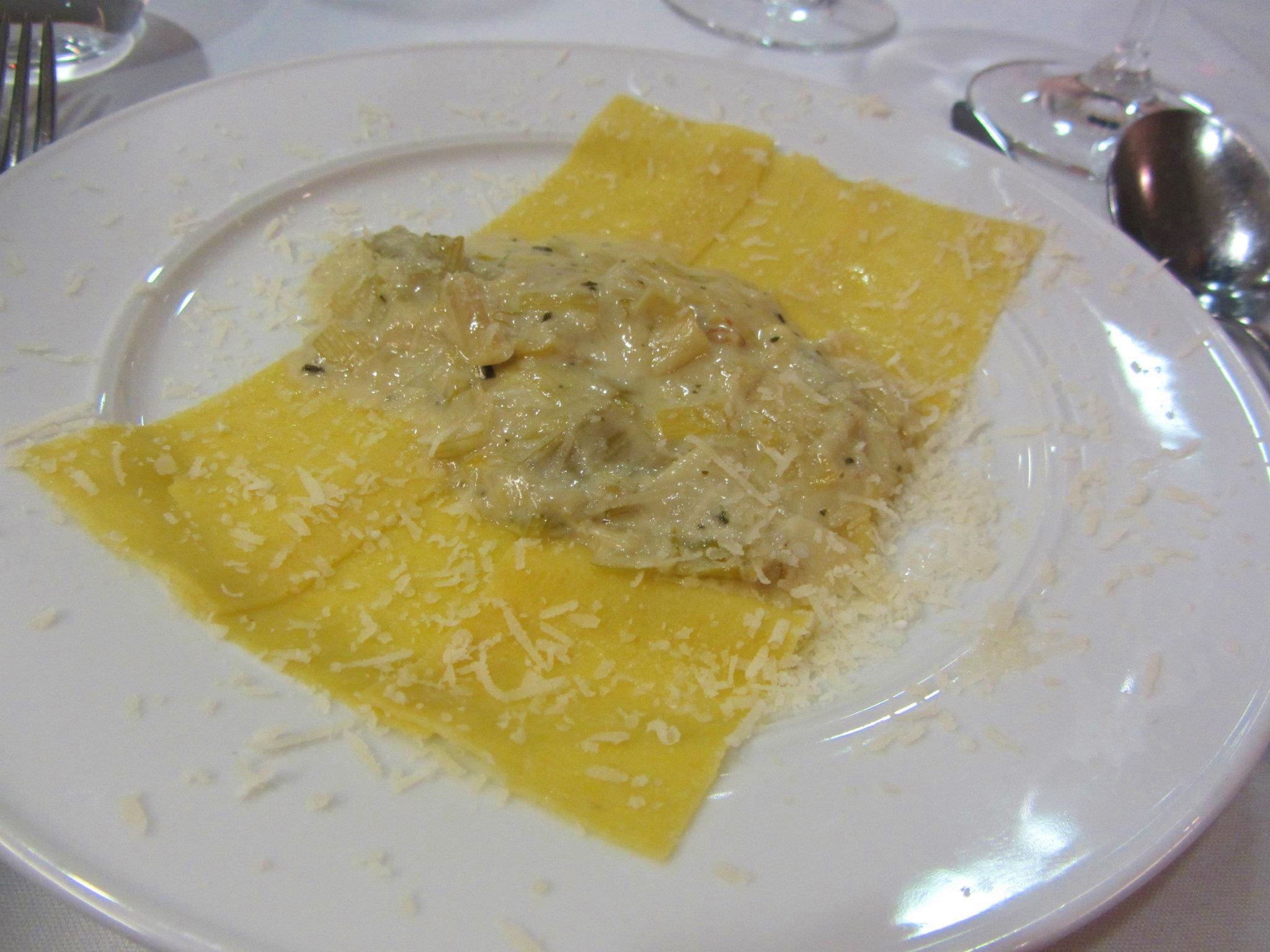  Stradette con Porri with melted leeks and Parmigiano-Reggiano