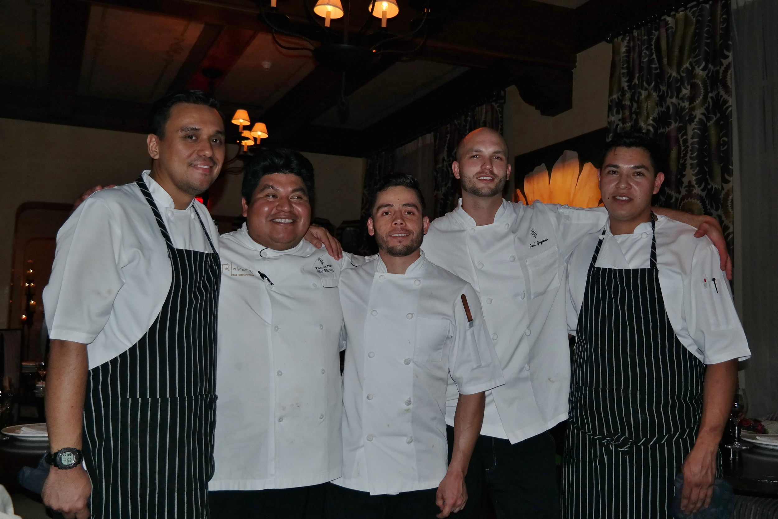 Chef Mecinas and his crew!