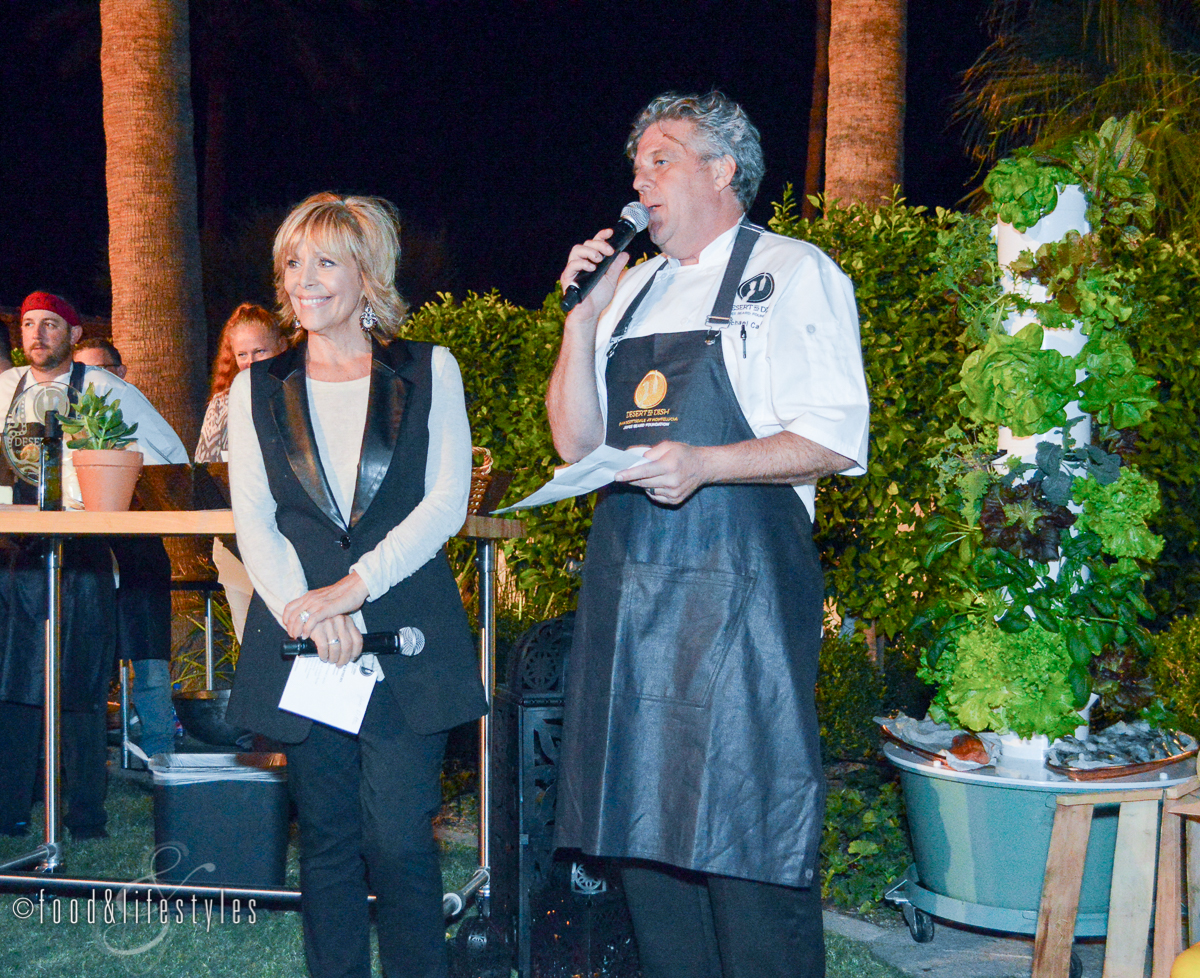 Jan D'atri and Chef Cairns
