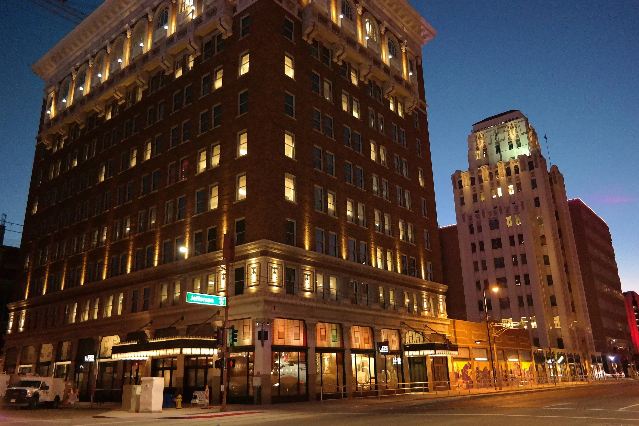 Bitter and Twisted is located on the first floor of the historic Luhrs Building in downtown Phoenix. 