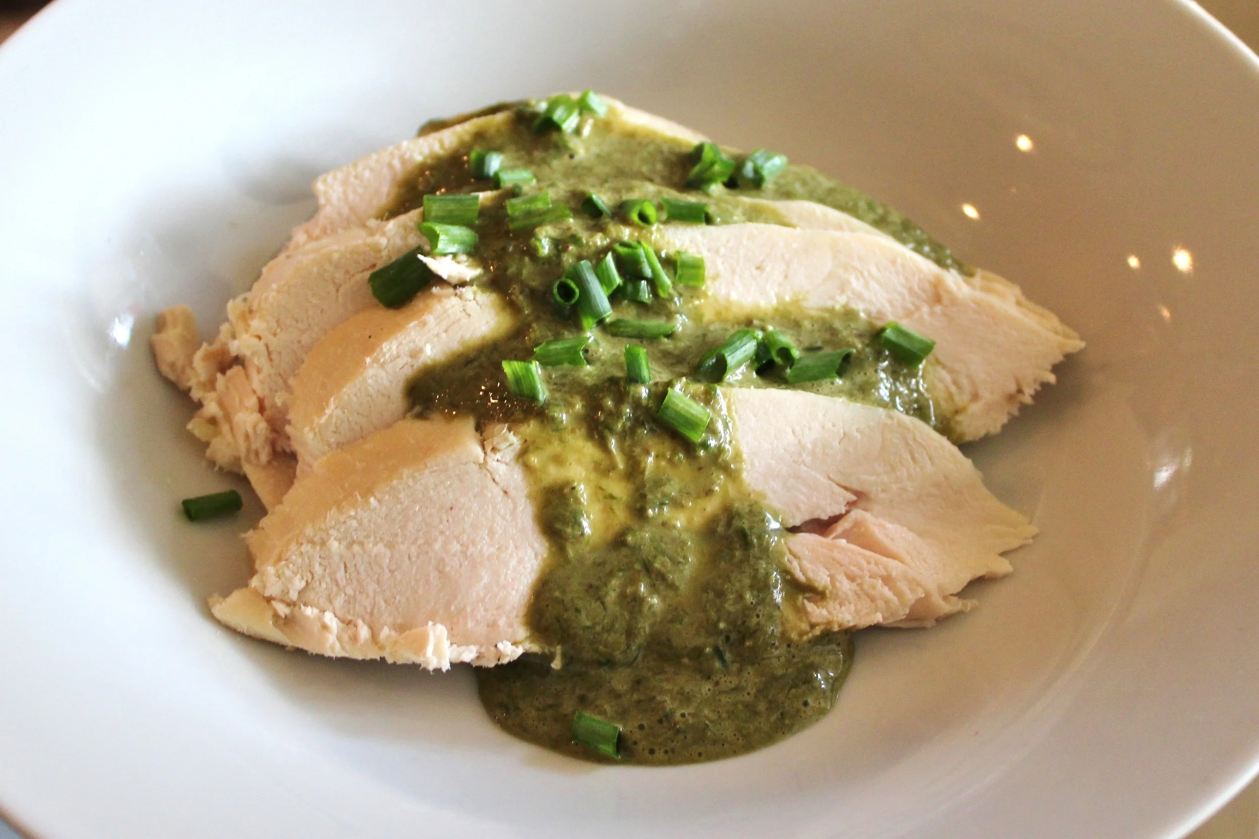 Jiao ma ji pian (Chicken Slices with Sichuan Pepper and Sesame Oil Sauce)