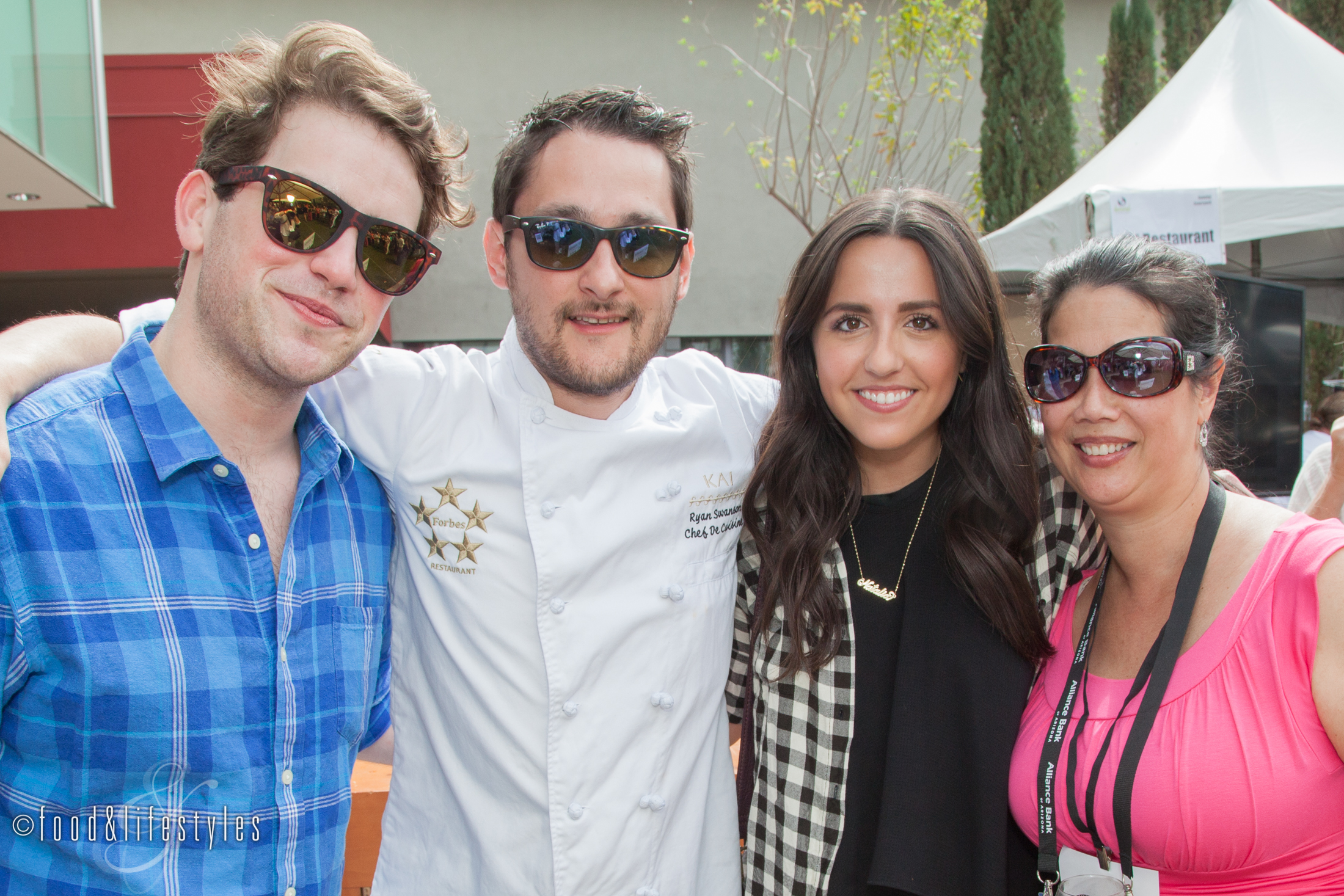 With Kevin Shirley, Chef Ryan, and Natalie Davis of Kai and the Sheraton Wild Horse Pass