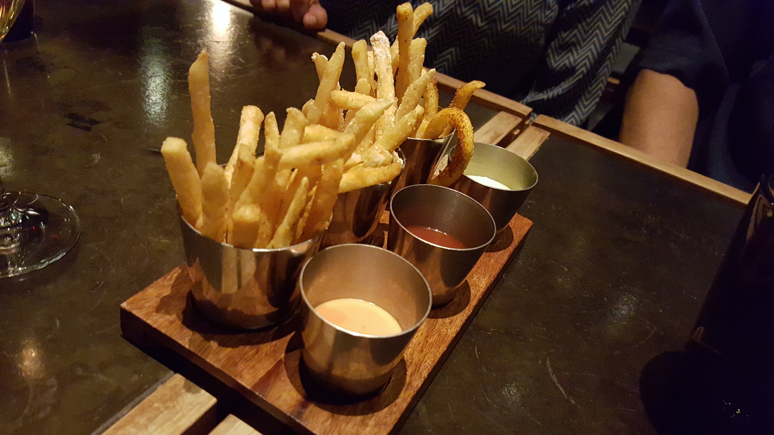The signature duck fat fries