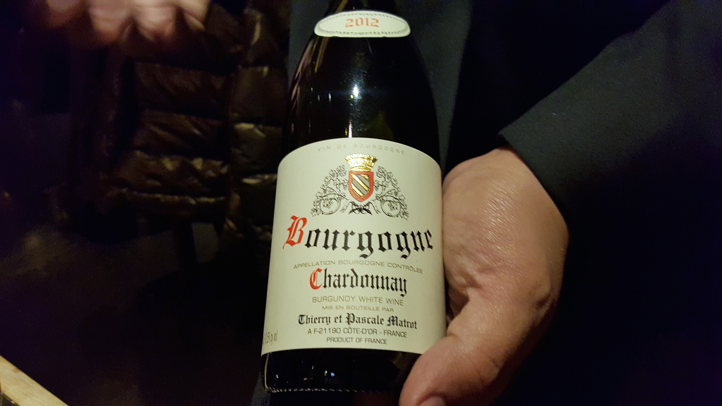 Thierry & Pascale Matrot Bourgogne Blanc with guinea hen